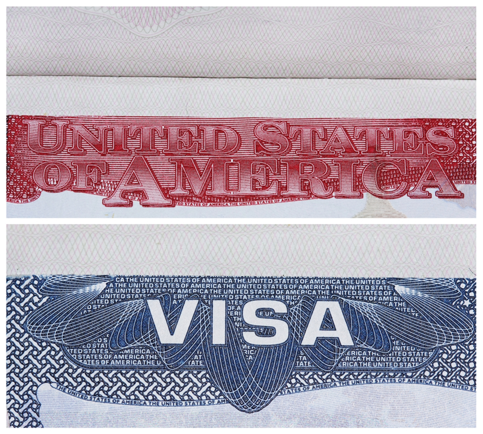 Visa Stamp USA